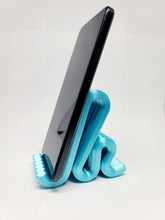 Load image into Gallery viewer, Modern Phone Stand Cell Phone/Tablet Stand Curvy Shaped Smartphone and Small Tablets Kindle Holder