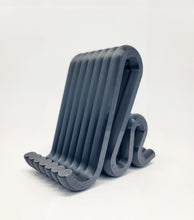 Load image into Gallery viewer, Modern Phone Stand Cell Phone/Tablet Stand Curvy Shaped Smartphone and Small Tablets Kindle Holder