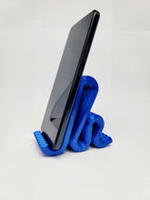 Load image into Gallery viewer, Modern Phone Stand Cell Phone/Tablet Stand Curvy Shaped Smartphone and Small Tablets Kindle Holder