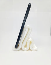 Load image into Gallery viewer, Modern Phone Stand Cell Phone/Tablet Stand Curvy Shaped Smartphone and Small Tablets Kindle Holder