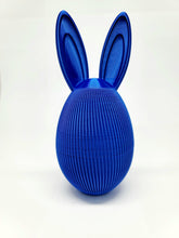 Load image into Gallery viewer, Royal Blue Satin Bunny Makeup Beauty Blender Case
