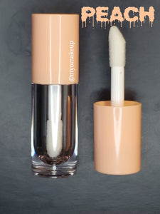 5ML New Big Brush Doe Foot Empty Lip Gloss Wand Tubes Containers (QTY 10 TUBES)