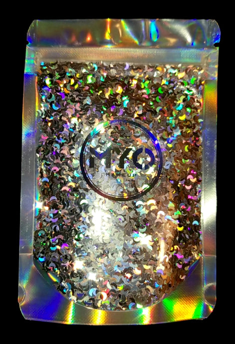 1 Ounce Crescent Moon Loose Glitter