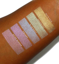 Load image into Gallery viewer, 5 MYO Whiteout Stackable Iridescent Shimmer Eyeshadow Pigments