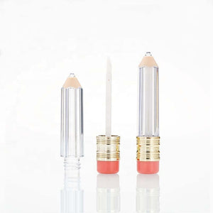 3.5ML Empty Lip gloss Tubes Pencil Shape Lip Gloss Clear Tube