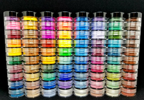 Myo Tower Stacks Loose Eyeshadow Pigment Duochrome, Color shifting, Shimmer, Matte, Ultra Bright's, Mixed Glam Sampler