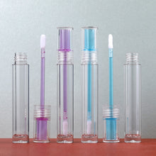 Load image into Gallery viewer, 6ML Purple Or Blue Lip Gloss Tubes Empty Lipgloss Bottle Cylinder Transparent Lip Tube Makeup Tools Empty Gloss Container