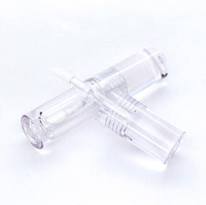 Mini 5ML All Clear Lip Gloss Tubes Lipgloss Empty Bottle Cylinder Transparent Lip Tube Makeup Tools Empty Gloss Container