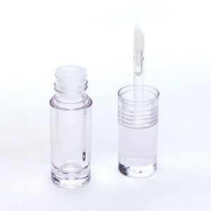Mini 5ML All Clear Lip Gloss Tubes Lipgloss Empty Bottle Cylinder Transparent Lip Tube Makeup Tools Empty Gloss Container