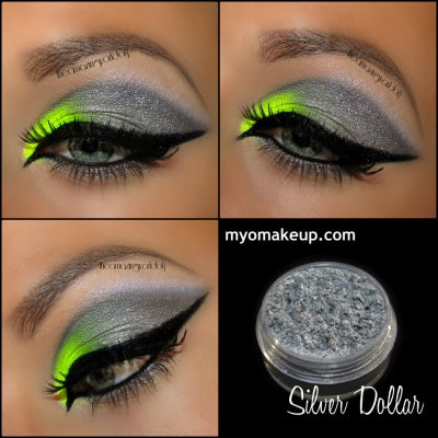 MYO Silver Dollar Eyeshadow Pigment Mica Loose Powder Cosmetic Makeup
