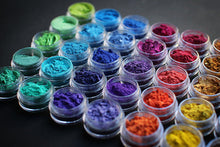 Load image into Gallery viewer, 10 Piece Myo Loose Eyeshadow Pigment All Matte Mixed Glam Sampler Collection Set E