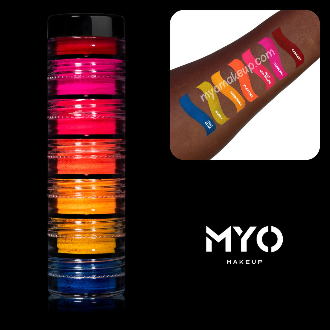 7 MYO HD Stackable All Ultra Bright Matte Eyeshadow Pigments