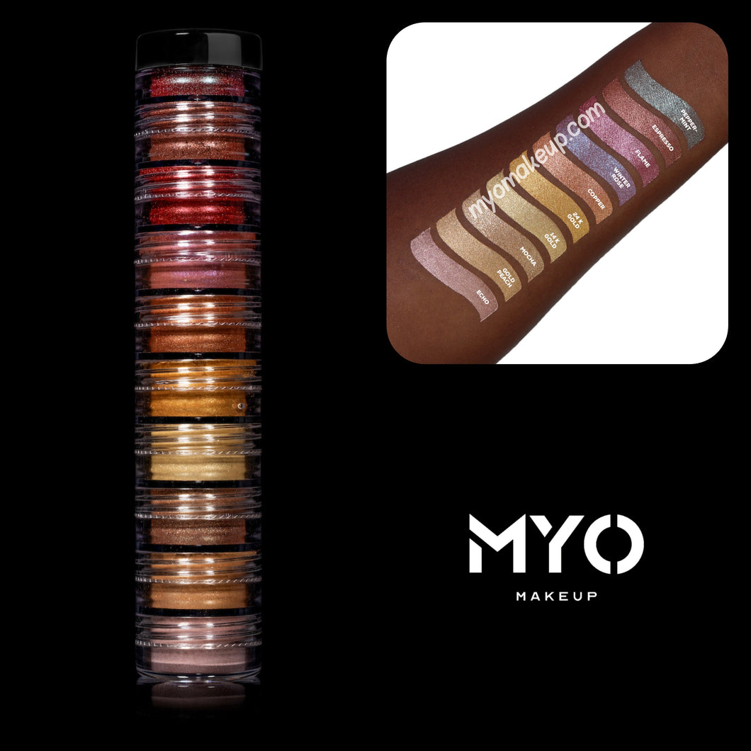 10 MYO All Shimmer S'Mores Stackable Eyeshadow Pigments
