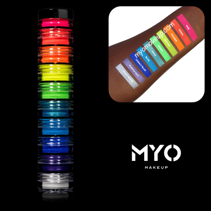 10 MYO Stackable Ultra Bright Eyeshadow Pigments